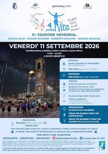 4 Passi per la Vita 2026 - Travagliato