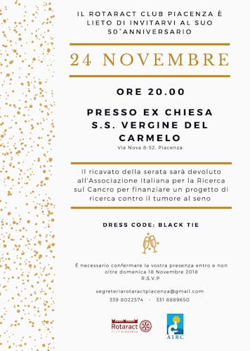 50° anniversario Rotaract Club Piacenza