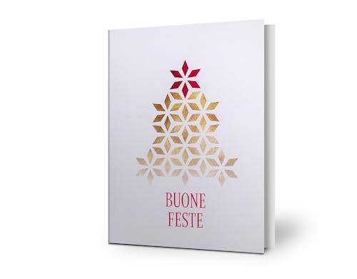 Biglietto Auguri Buone Feste - Albero