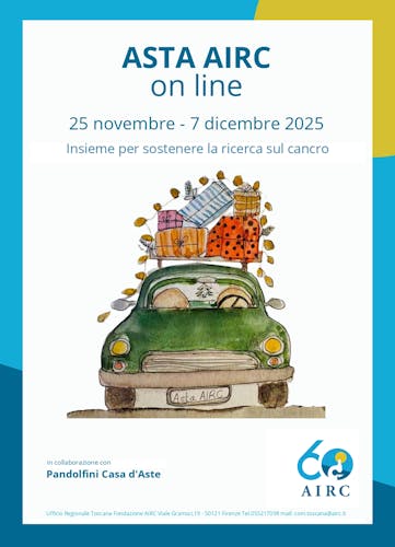 Asta a Tempo per Fondazione AIRC - 2025