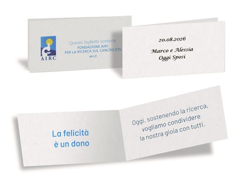 10 cartoncini personalizzabili - versione plurale