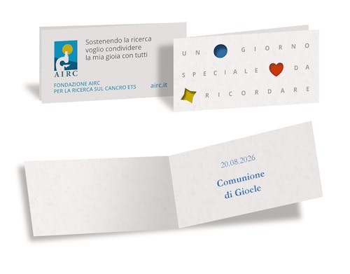 10 cartoncini personalizzabili Simboli - testo singolare