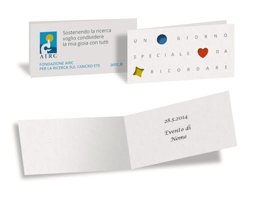 10 cartoncini personalizzabili Simboli - testo singolare