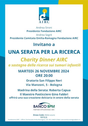 Charity Dinner AIRC