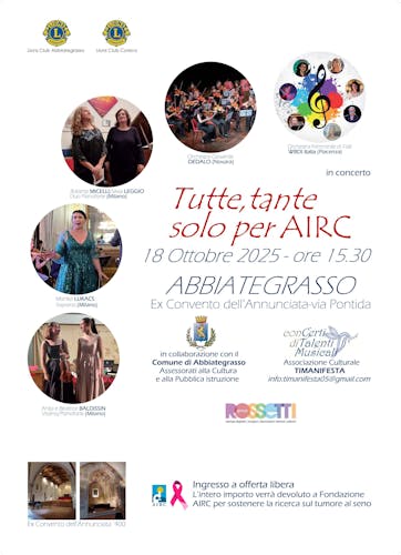 Tutte, tante, solo per AIRC – Abbiategrasso