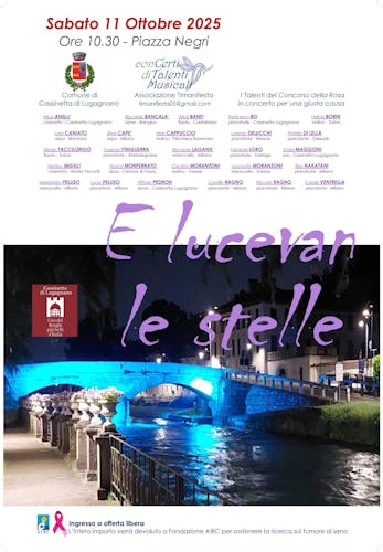 E lucevan le stelle – Cassinetta di Lugagnano