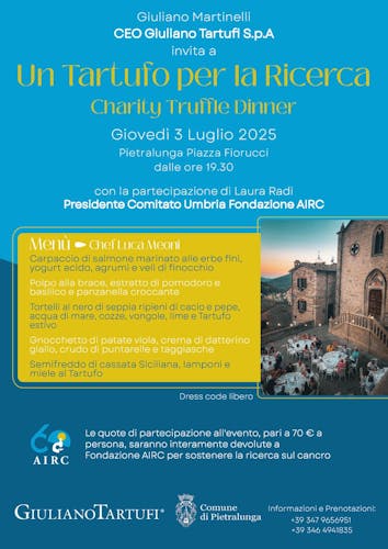 Un Tartufo per la Ricerca – Charity Truffle Dinner