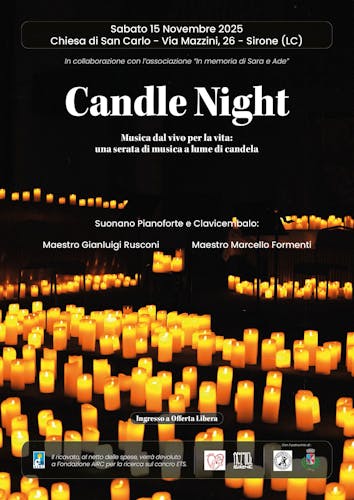 Candle Night – Musica dal vivo per la vita