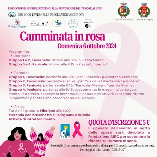 Camminata in rosa