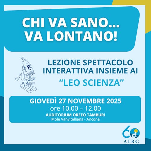 CHI VA SANO...VA LONTANO!