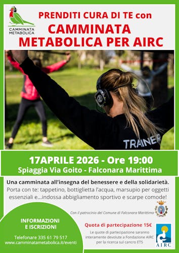 Prenditi cura di te con Camminata Metabolica per AIRC
