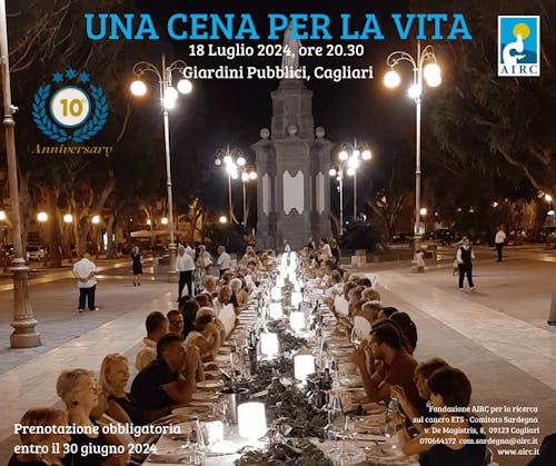 “UNA CENA PER LA VITA – Cena sotto le Stelle”