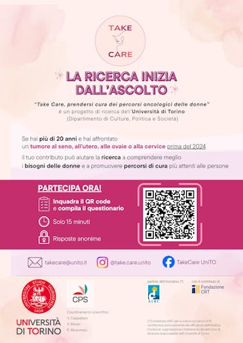 Take care – Prendersi cura dei percorsi oncologici delle donne