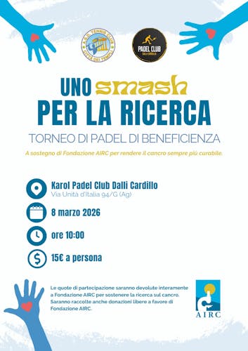 UNO SMASH PER LA RICERCA