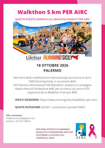 Walkthon 5km per AIRC