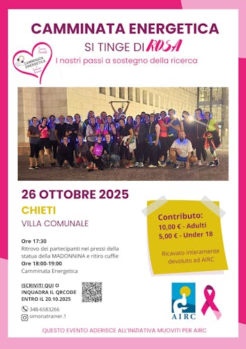 Camminata Energetica in Rosa – Chieti
