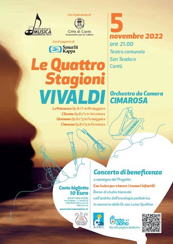 Concerto di beneficenza per AIRC: l’Orchestra Cimarosa suona Vivaldi