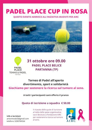 Padel Place Cup in Rosa – Partanna