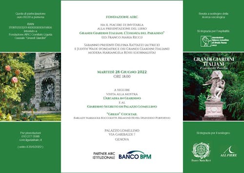Presentazione del libro "I grandi giardini italiani"