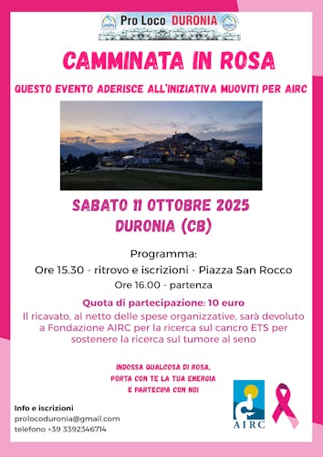 Camminata in Rosa – Duronia