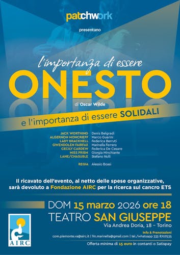 Spettacolo teatrale “L’importanza di essere onesto” di Oscar Wilde
