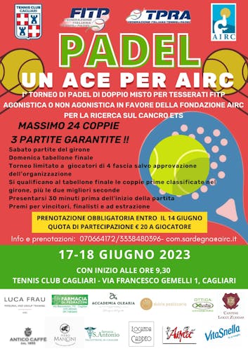 Torneo di Padel "Un ACE per AIRC"