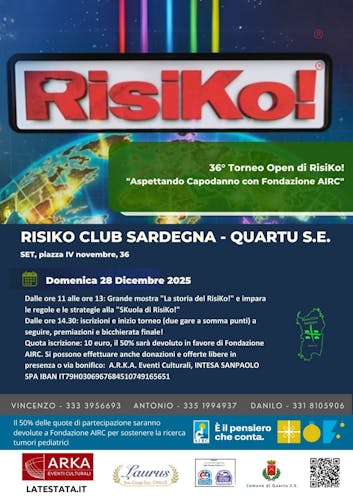 36° Torneo Open “Aspettando Capodanno"
