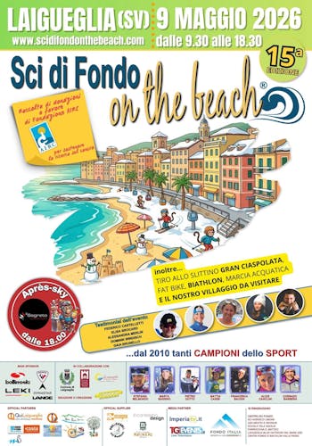 Sci di fondo on the beach