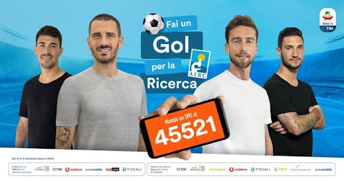 Gli Azzurri per AIRC